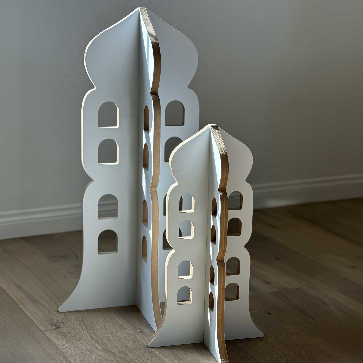 White Ramadan Lantern Stand