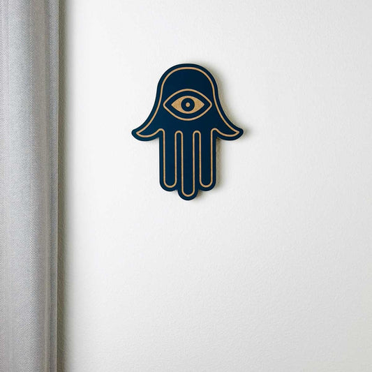 Vibrant Eye Hamsa Wall Decor